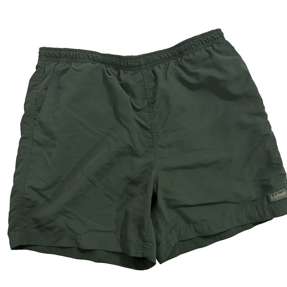 LL Bean Shorts VTG Men's OXR 40 Nylon Supplex Mesh Lined Swim Trunks Quick Dry